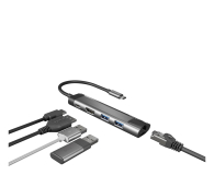 Natec MULTIPORT ADAPTER FOWLER GO USB-C 5W1 HUB ->USB 3.0 2X, HDMI - 1470243 - zdjęcie 5